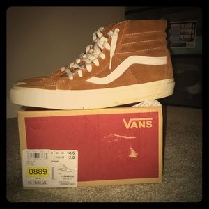 Ginger brown size 10.5 men, size 12 women Sk8-HI